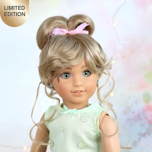 Custom 18inch Doll Wigs |Lydia Premium Modacrylic wig replacement|11-12 Head Size Doll Of A Kind Fit 18’’American Doll AG Dolls OG Blythe