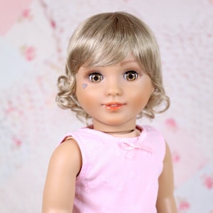 Custom 18inch Doll Wigs |Jessica Premium Modacrylic wig replacement|10-11 Head Size Doll Of A Kind Fit 18’’American Doll AG Dolls OG Blythe