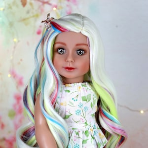 Custom 18 Inch doll Wig JERRICA 18inch doll Wig  Doll Of A Kind, 10-11 Head Size, Fit 18’’Dolls OG Blythe Gotz Madame
