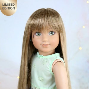 Custom 18inch Doll Wigs |Peggy Sue Strawberry Blonde Modacrylic wig replacement|11-12 Head Size Fit 18’’American Doll AG Dolls OG Blythe