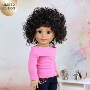Custom 18inch Doll Wig Tyler l Premium Modacrylic wig replacement 11-12 Size Doll Of A Kind Fit 18’’American Doll OG Blythe