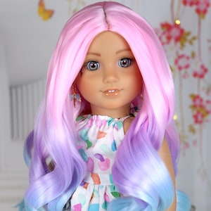 American Doll Wig  Love  Doll Of A Kind  10-11 Head Size Made to Fit 18’’ AG Dolls OG Blythe Doll Gotz Madame