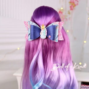 Bow Accent American Doll Custom Bow - Princess Bow for doll Bow for dolls - Fits any Doll or Girl , Adult...Gorgeous