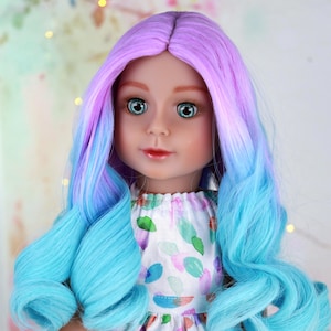 American Doll Wig AVA  Doll Of A Kind  10-11 Head Size Made to Fit 18’’ AG Dolls OG Blythe Doll Gotz Madame