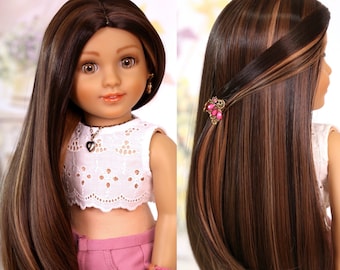 American Doll Wig Chocolate Swirl Doll of A Kind 10-11 - Etsy American Doll Wig Chocolate Swirl Doll of A Kind 10-11 - Etsy