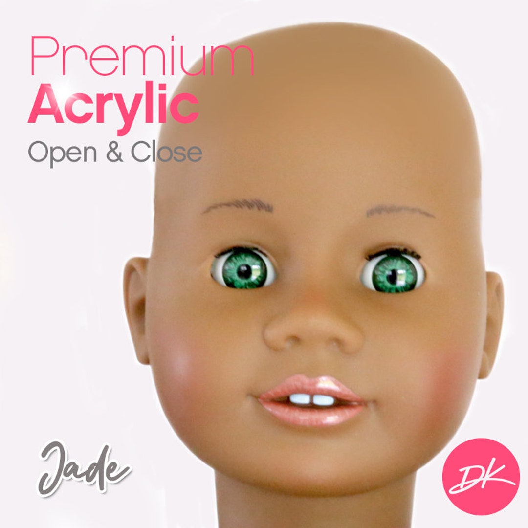 Jade Doll Eyes Fits Most 18'' Doll American Doll AG Doll Gotz Doll Our