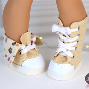 SECONDS 18&quot; Doll shoes boots Kaky Reversible Boots Gotz shoes for My Life Journey OG doll shoes for American Doll shoes for AG doll shoes