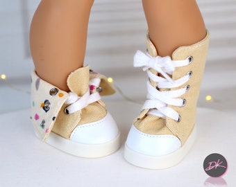 18" Doll shoes boots Kaky Reversible Boots Gotz shoes for My Life Journey OG doll shoes for American Doll shoes for AG doll shoes