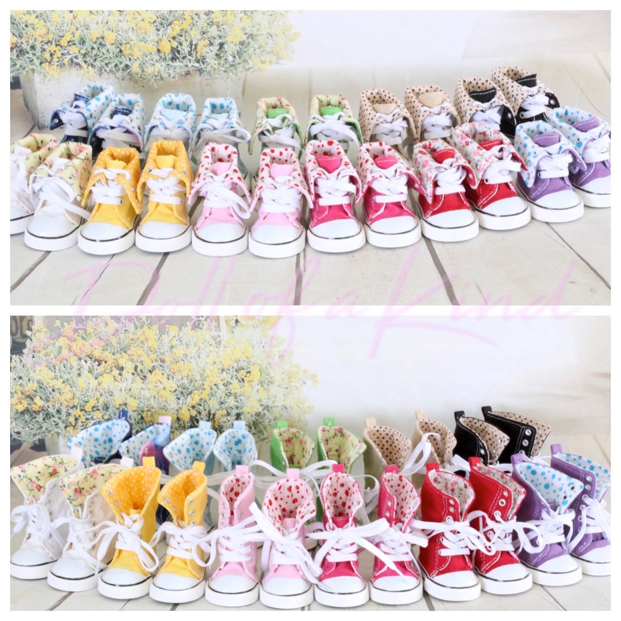 10 Pairs 1/6 Doll Canvas Shoes - Assorted Colors Anti-Slip Doll Footwear For Fashion Dolls