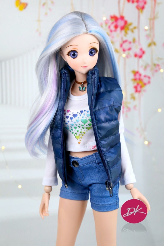 Purple Dreams Dye Premium Smart Doll Wig – Size 8.5″ – Dollofakind