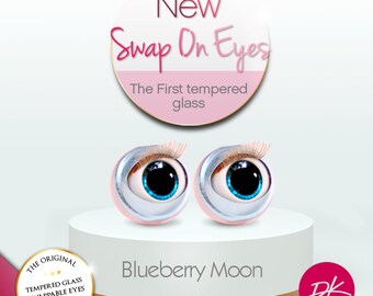 Doll eyes for 18" inch Doll Blueberry Moon - Eyes Fits most 18 inch  doll American Eyes Doll open and close Eyes OG Eyes