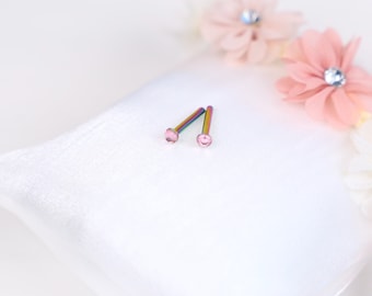 American Doll CRYSTAL Stud Earring - American doll Earring - Fits American and any doll pierced with 2mm diameter...