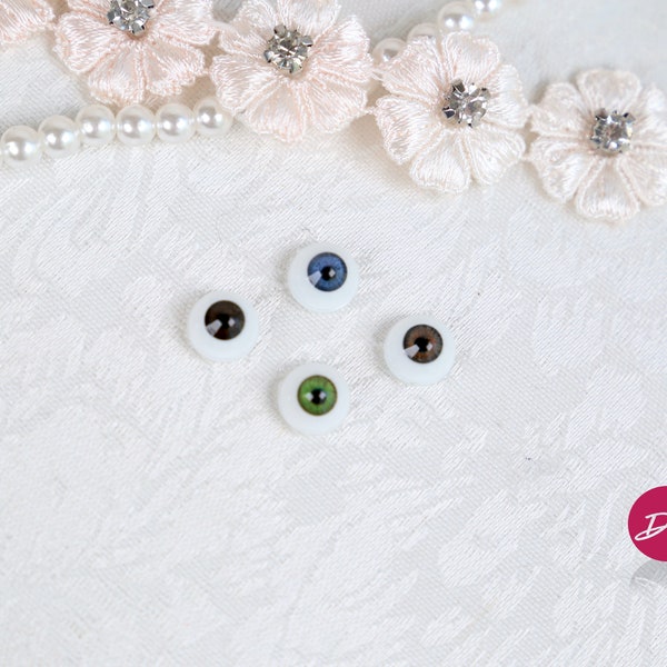 Realistic doll eyes  Glastic Round Doll Eyes 10mm  doll eyes replacement