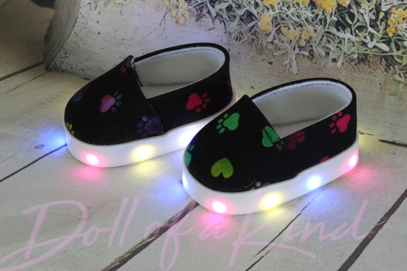 American Girl doll LIGHT UP Canvas Black Paws Etsy
