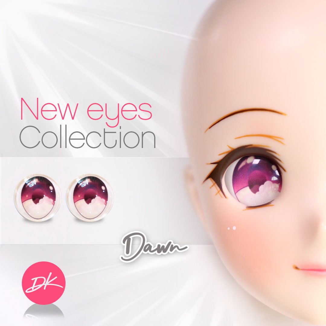 Fantasy GLASS Smart Doll Eyes dawn Anime Doll Etsy