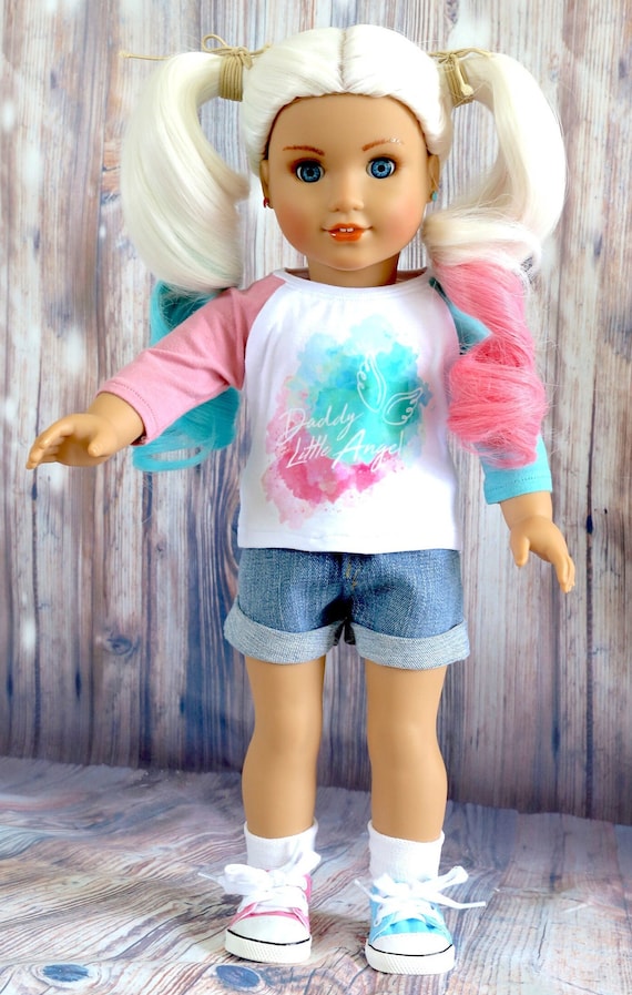 Custom doll WIG for Smart Dolls- Heat Safe -Tangle Resistant- 8.5