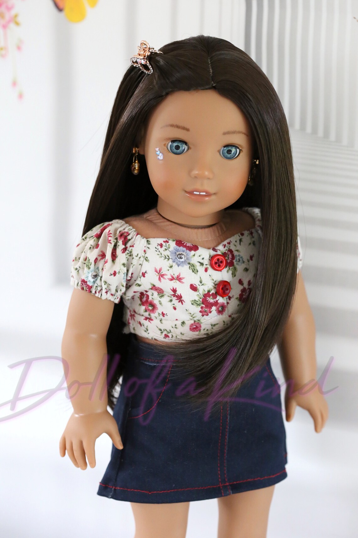 American Girl Doll Wigs CLASSIC BROWNIE 18inch doll wig Etsy