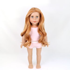 18" Inches Doll  U-DOLL Light Skin  Capuccino wig  Custom Doll  AG Doll  High Quality USA Doll Fully customized Doll Handpainted