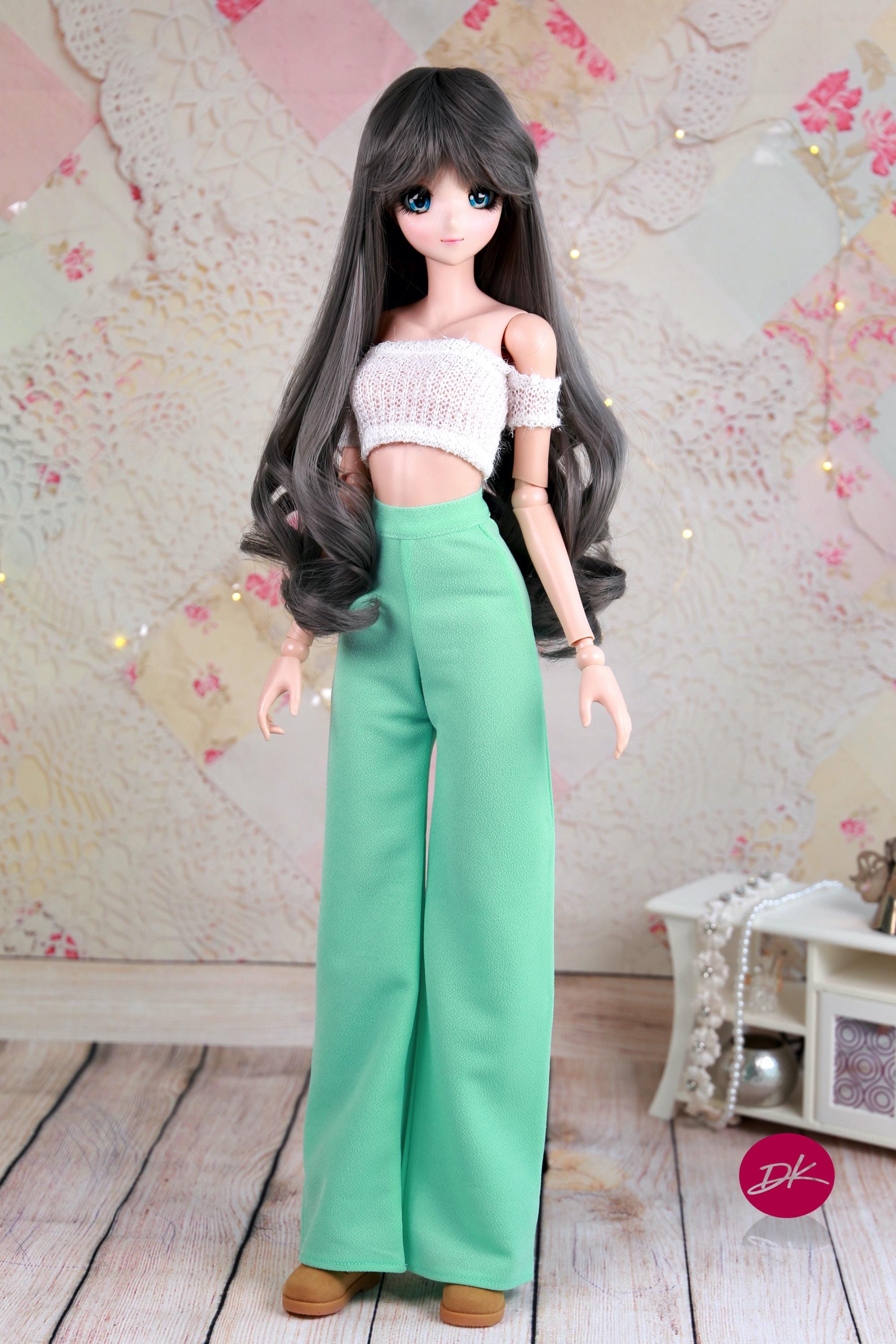 Smart Doll Elegant Aqua Pant - Denim Pants for BJD Doll 1/3 –real