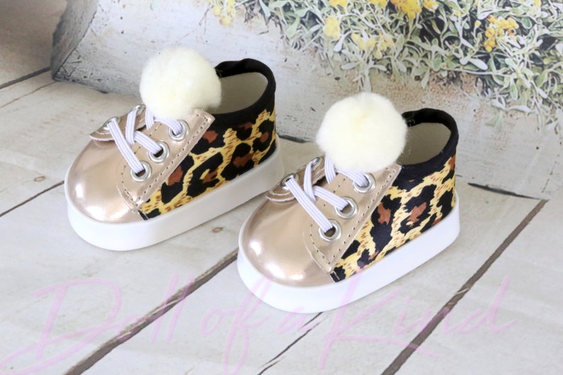 American Girl Doll LIGHT UP leopard Ankle Boots Etsy