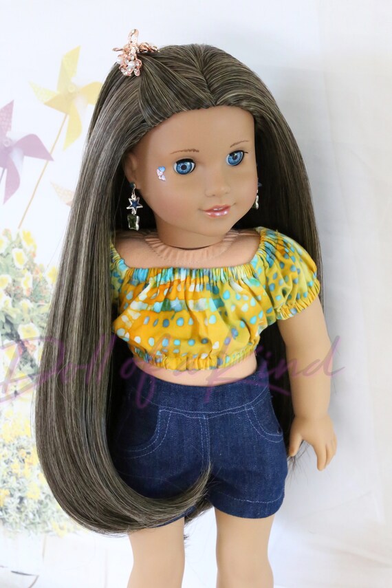Custom American Girl Doll Gold Highlight Natural Etsy