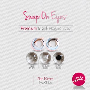 Blank Custom Swap on Eyes  Acrylic Premium DIY doll eyes  Fits most 18''doll American Doll Gotz OG Doll Blinking Eyes-Customization
