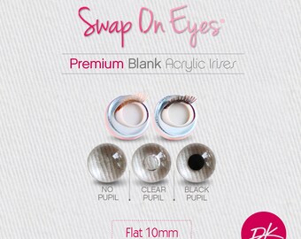 Blank Custom Swap on Eyes  Acrylic Premium DIY doll eyes  Fits most 18''doll American Doll Gotz OG Doll Blinking Eyes-Customization