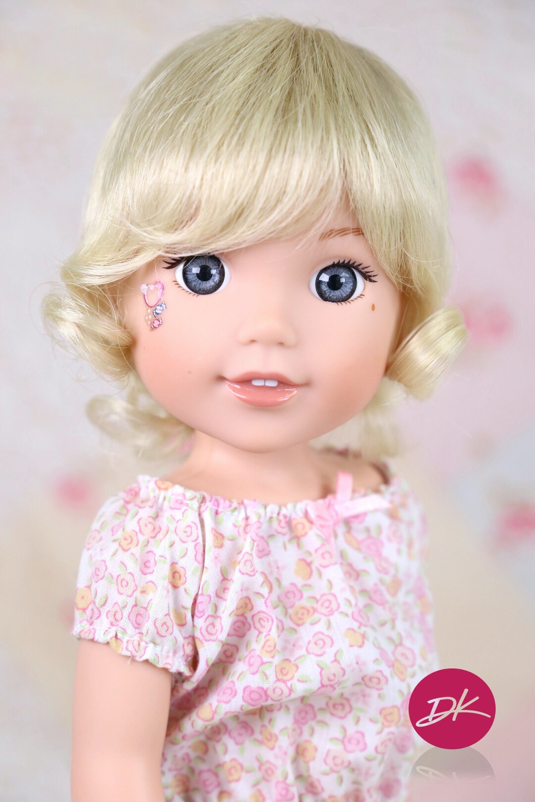 14 Doll Jessica Modacrylic Wigheart 4 Heart Wig  Doll - Etsy