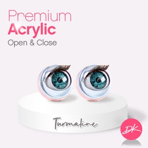 Turmaline Doll Eyes - Fits most 18&#39;&#39; doll American Doll AG Doll Gotz Doll Our Generation Doll Blinking Eyes