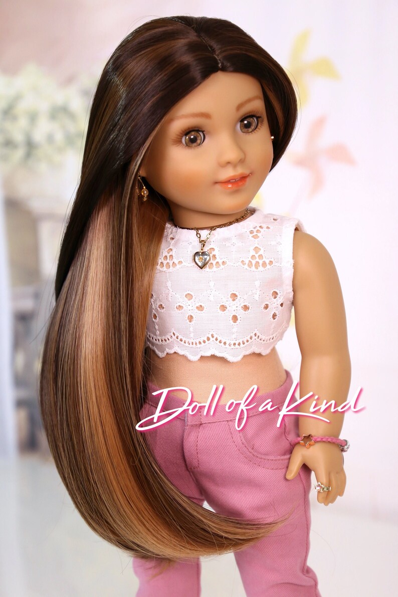 american girl doll head