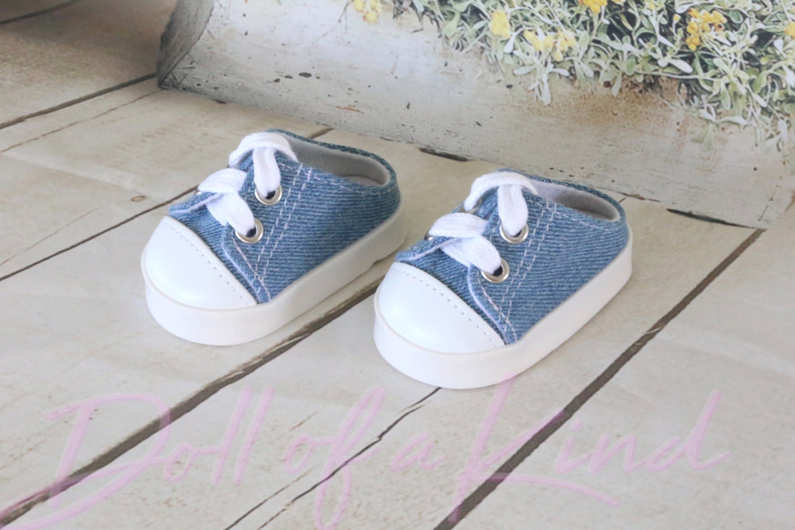 American Girl doll LIGHT UP Shoes Denim Fits Etsy