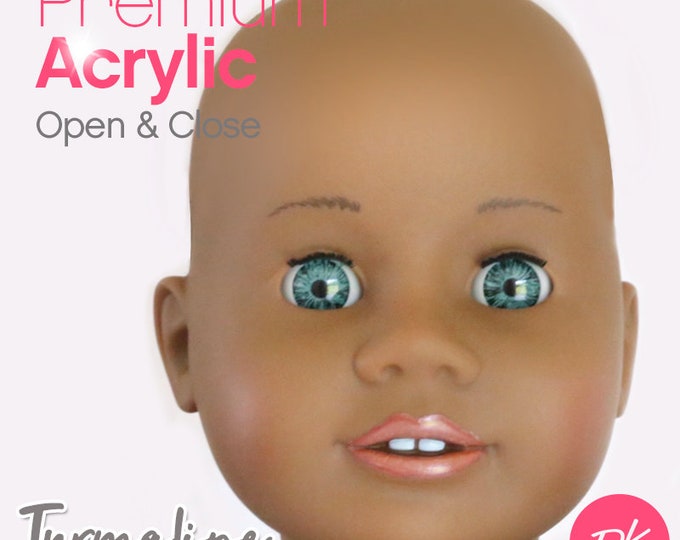 Turmaline Doll Eyes Fits Most 18'' Doll American Doll AG Doll Gotz Doll