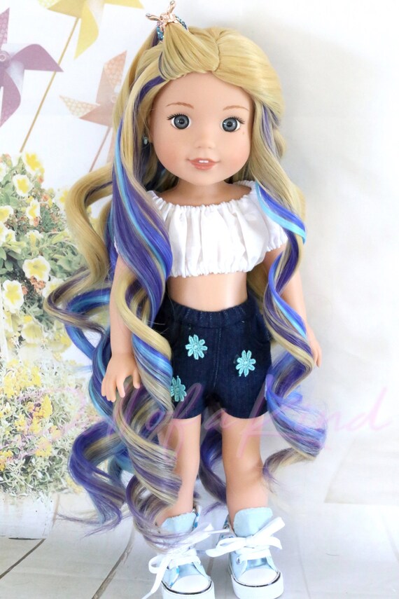 etsy american girl doll wigs