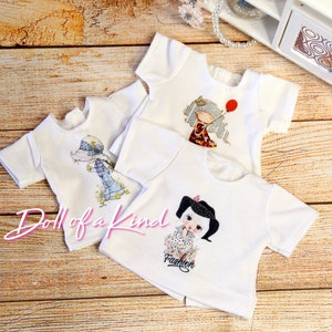 Disney Animator Soft Cotton Printed Shirt - Fits Animator Dolls and any similar doll