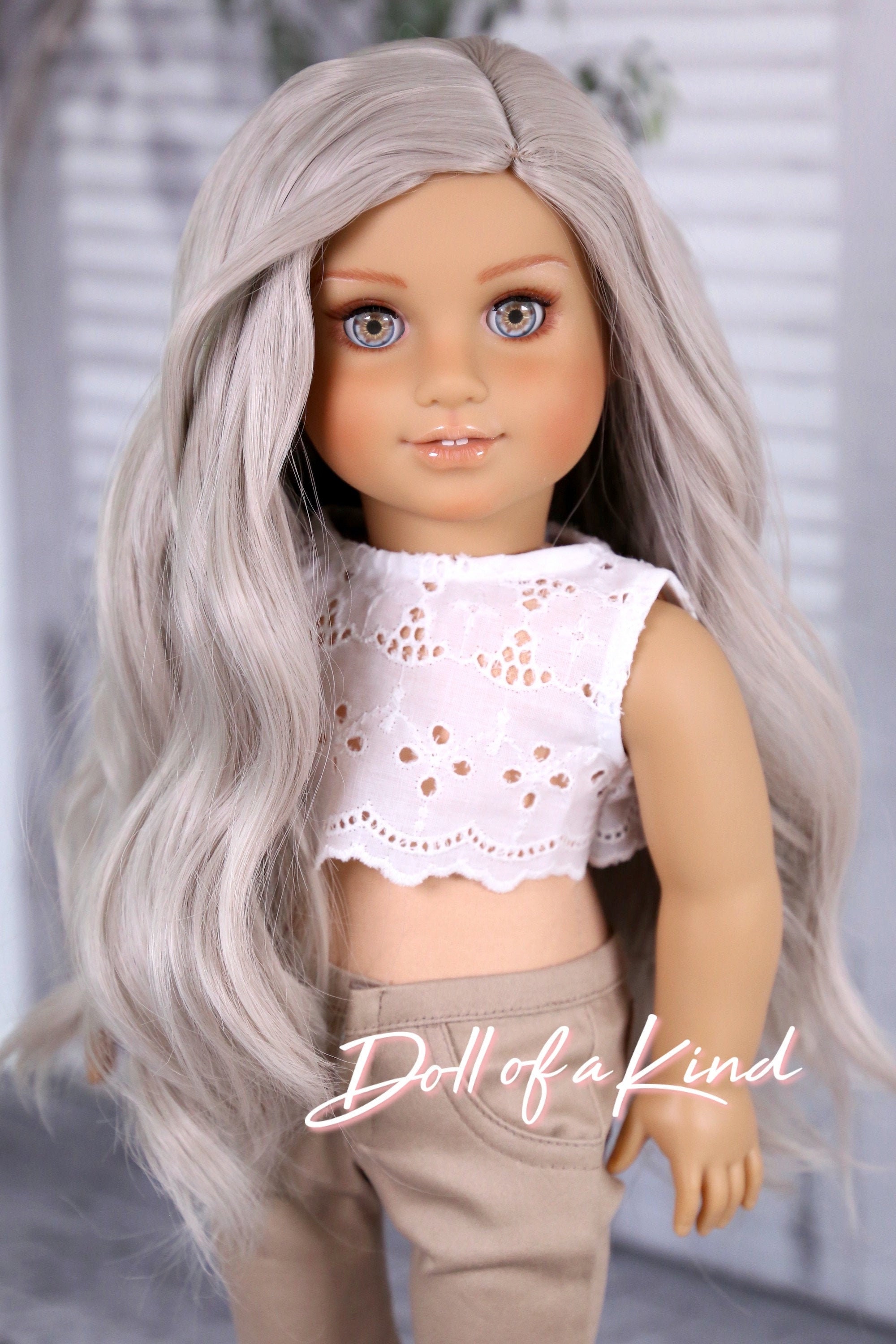 Smart Doll Wigs IRIDIANA , Replacement Doll Wig by Doll of a Kind,fits Most  Doll Head 7.5inch to 8.5 Inch,dollfie,paola Reina, BJD 