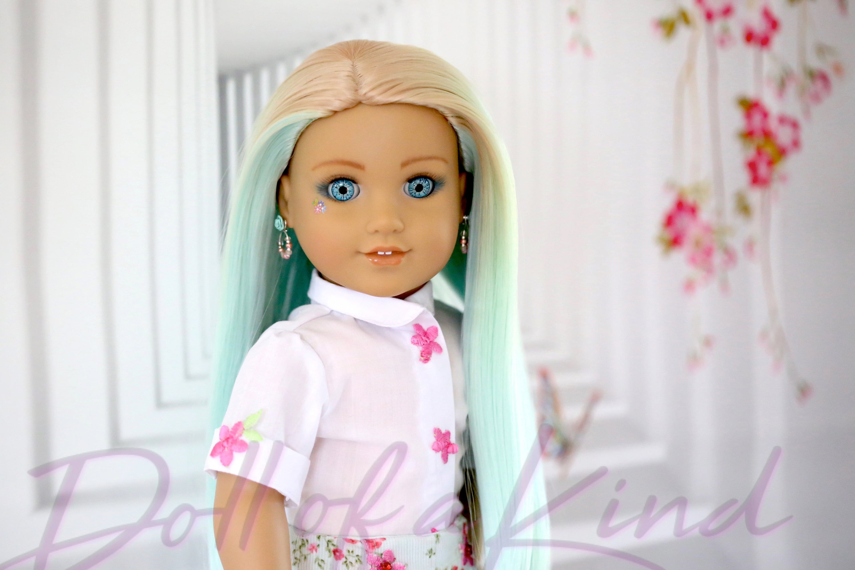 American Girl Doll wig Pale Pink Fits 18/'/' dolls My life Our Generation