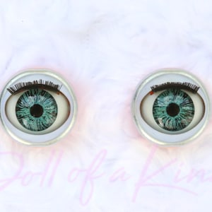 SecondsTurmaline Doll Eyes - Fits most 18&#39;&#39; doll American Doll AG Doll Gotz Doll Our Generation Doll Blinking Eyes