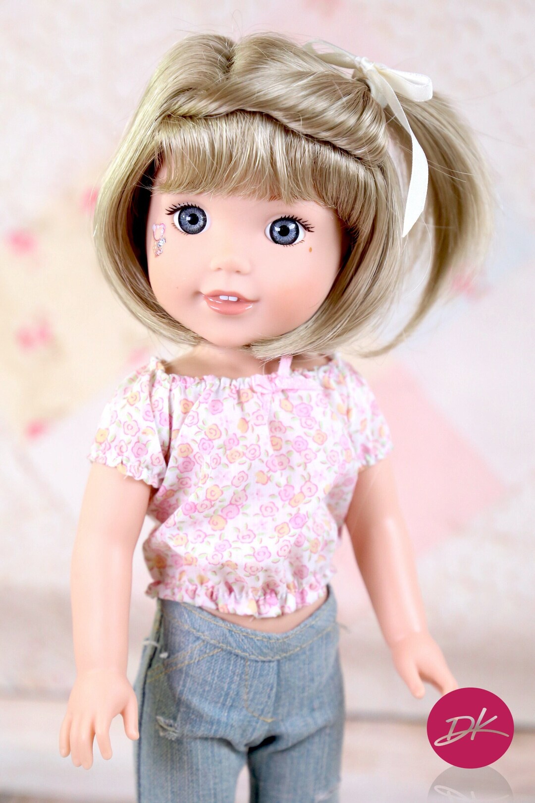 Mary Frances 9''10'' Blonde Modacrylic - Etsy