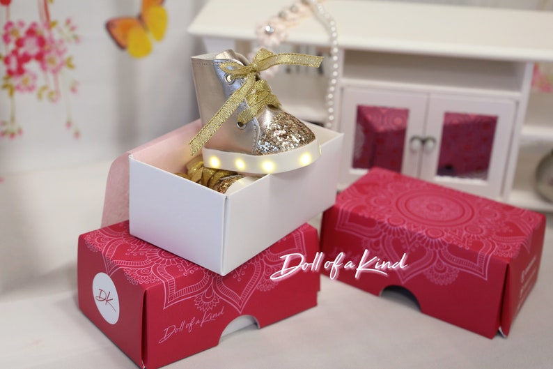 American Girl Doll LIGHT UP leopard Ankle Boots Etsy