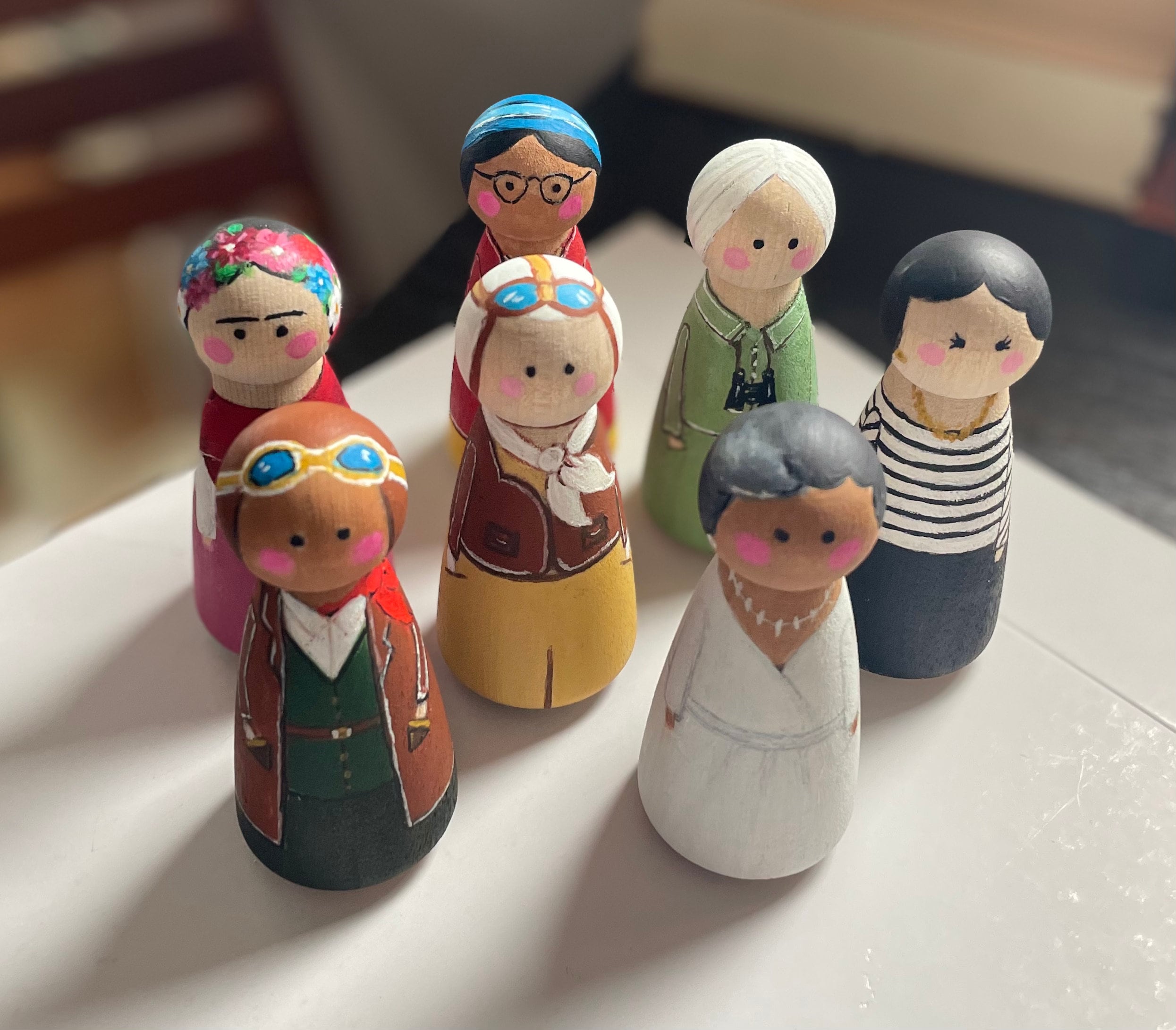 Painted dolls discount