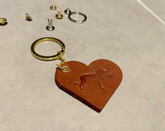 Wedding Gift First Home Double Heart Valentine/'s day Personalised Italian Leather Keyring Heart Keychain FREE GIFT WRAPPING