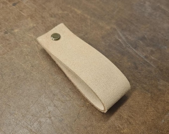 Große Hand gemacht natürliche Nubuck echtes Leder Pull Handle Tapper Edge