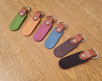 Nubuck Leather Key Ring Blanks | Laser Engraving Key Fobs | Bulk Leather Tags | Personalised Gift Supplies