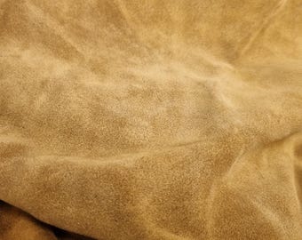 Sheets Of Genuine Whisky Tan Suede 1.6mm A3/A4/A5/A6