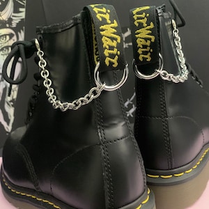 O RING Boot chain charm, hardware grunge punk charm, shoe accessories, boot jewellery, dark academia anklet chains
