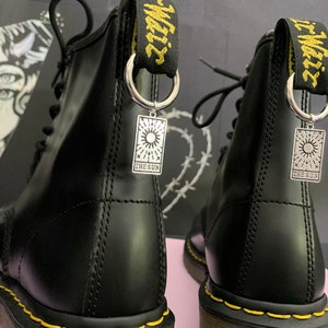 SUN TAROT Boot Charms, grunge punk charm, shoe accessories, boot jewellery, dark academia