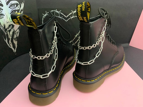 BOOT CHAIN CHARMS dr Martens Style Grunge Punk - Etsy