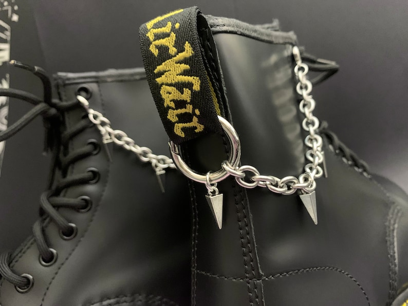 ALT SPIKE BOOT Chain Charms Hardware Grunge Charm, Shoe Accessories ...