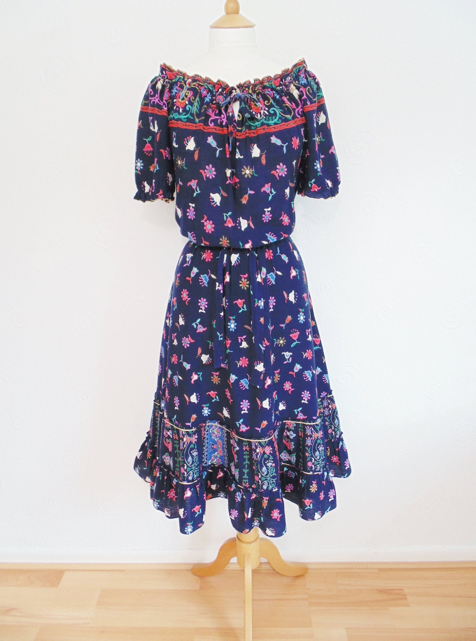 vintage cheesecloth dress