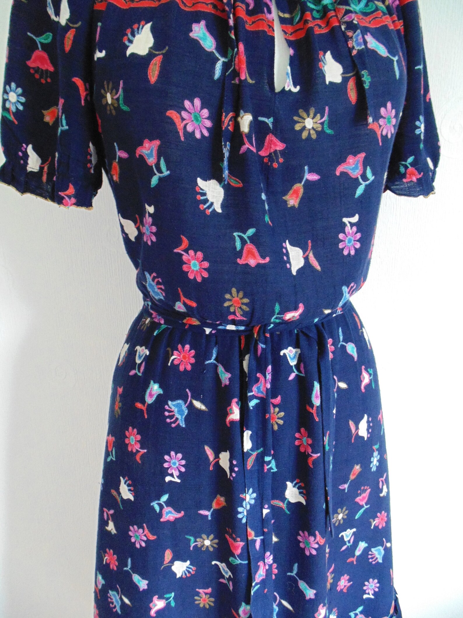 vintage cheesecloth dress